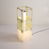 Modern Modular Geometric LED Floor Lamp Hyperqube Stacked Cube Standing Light