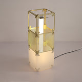 Modern Modular Geometric LED Floor Lamp Hyperqube Stacked Cube Standing Light