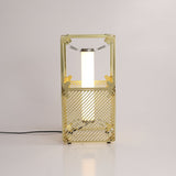 Modern Geometric Modular Cube Table Lamp with Adjustable LED Engine
