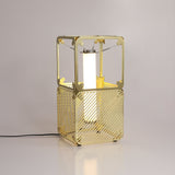Modern Geometric Modular Cube Table Lamp with Adjustable LED Engine