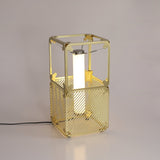 Modern Geometric Modular Cube Table Lamp with Adjustable LED Engine