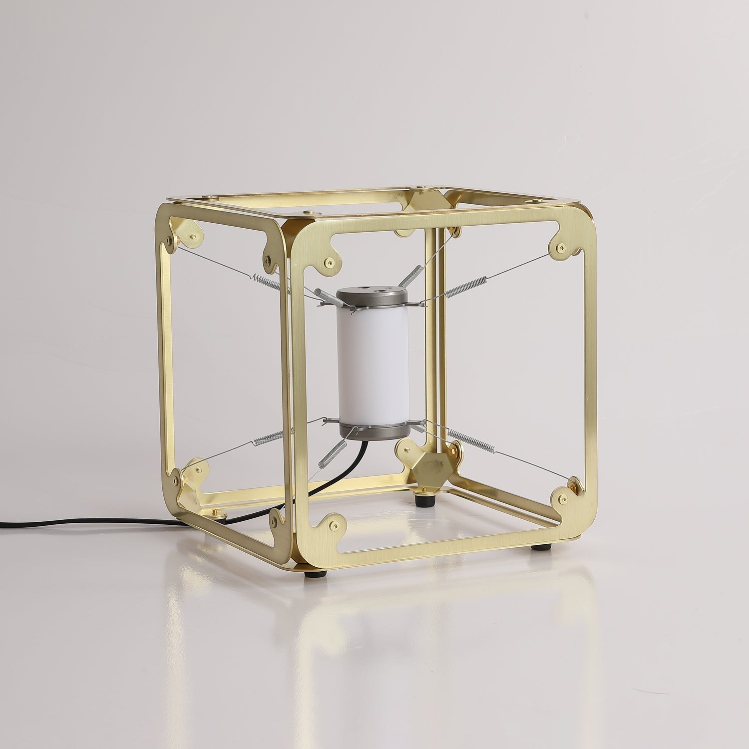 Modern Geometric Modular Cube Table Lamp with Adjustable LED Engine