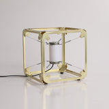 Modern Geometric Modular Cube Table Lamp with Adjustable LED Engine