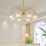 modern-round-brass-chandelier-with-ice-cream-style-frosted-glass-shades-for-living-room