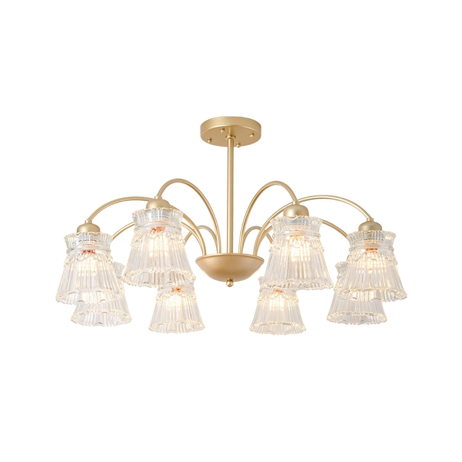modern-round-brass-chandelier-with-ice-cream-style-frosted-glass-shades-for-living-room