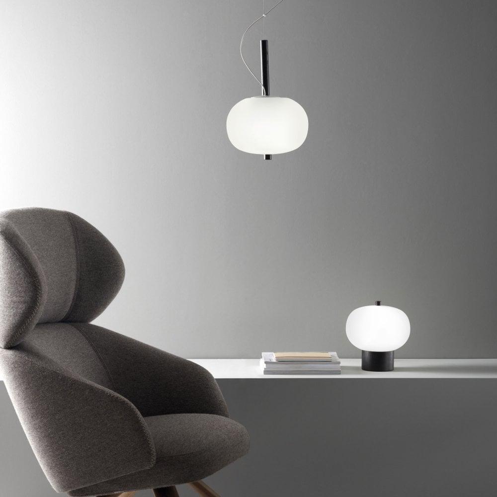 Minimalist Wood and Hand Blown Glass Globe Desk Lamp Modern LED Table Light