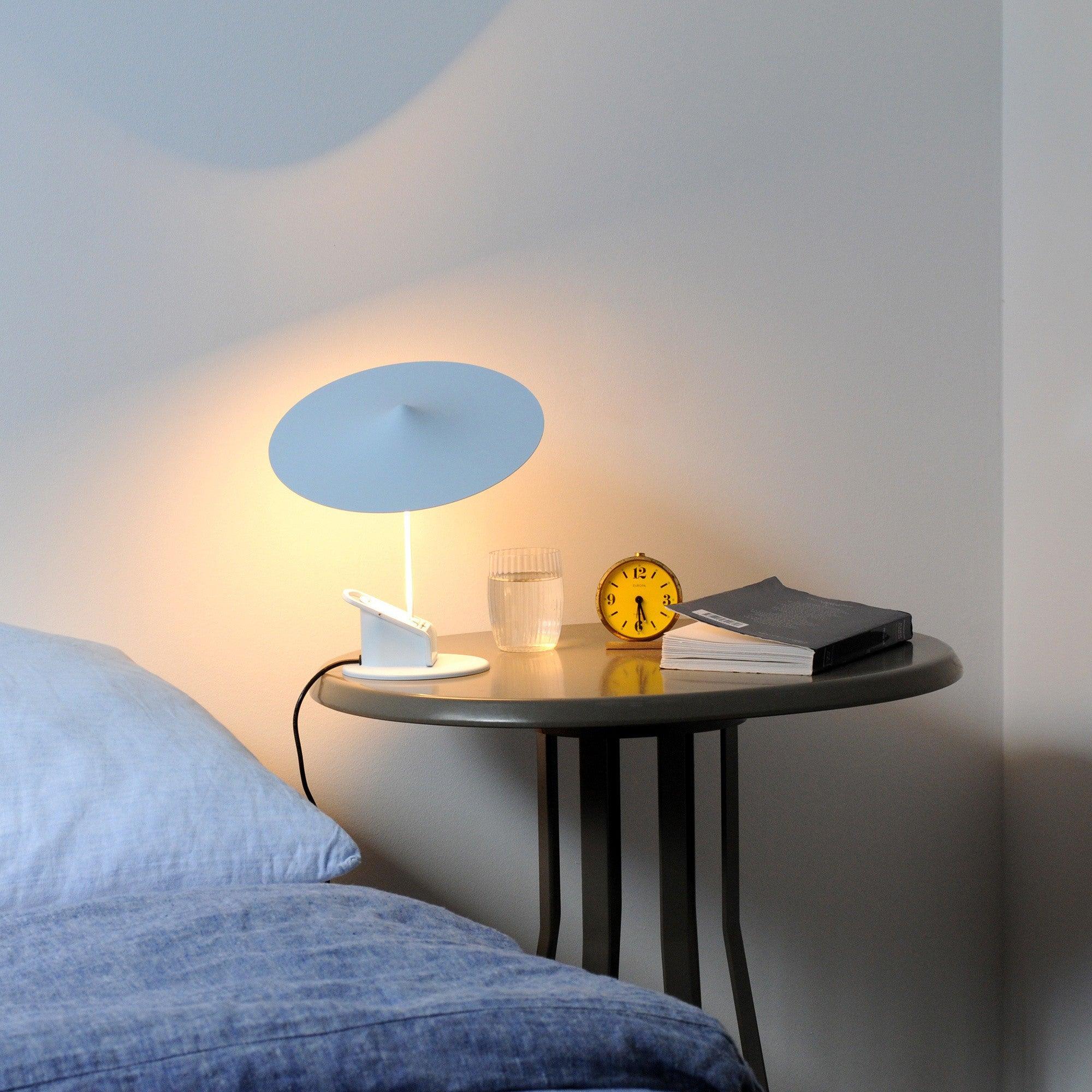 Modern Adjustable LED Task Lamp with Magnetic Ball Joint and Painted Aluminum Finish