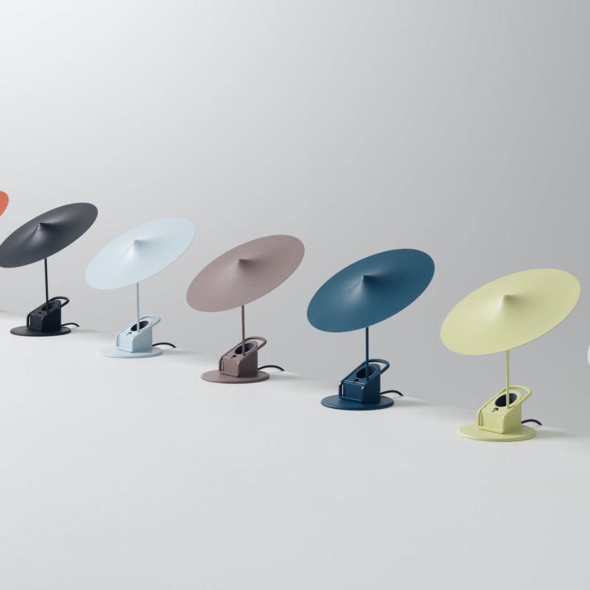 Modern Adjustable LED Task Lamp with Magnetic Ball Joint and Painted Aluminum Finish