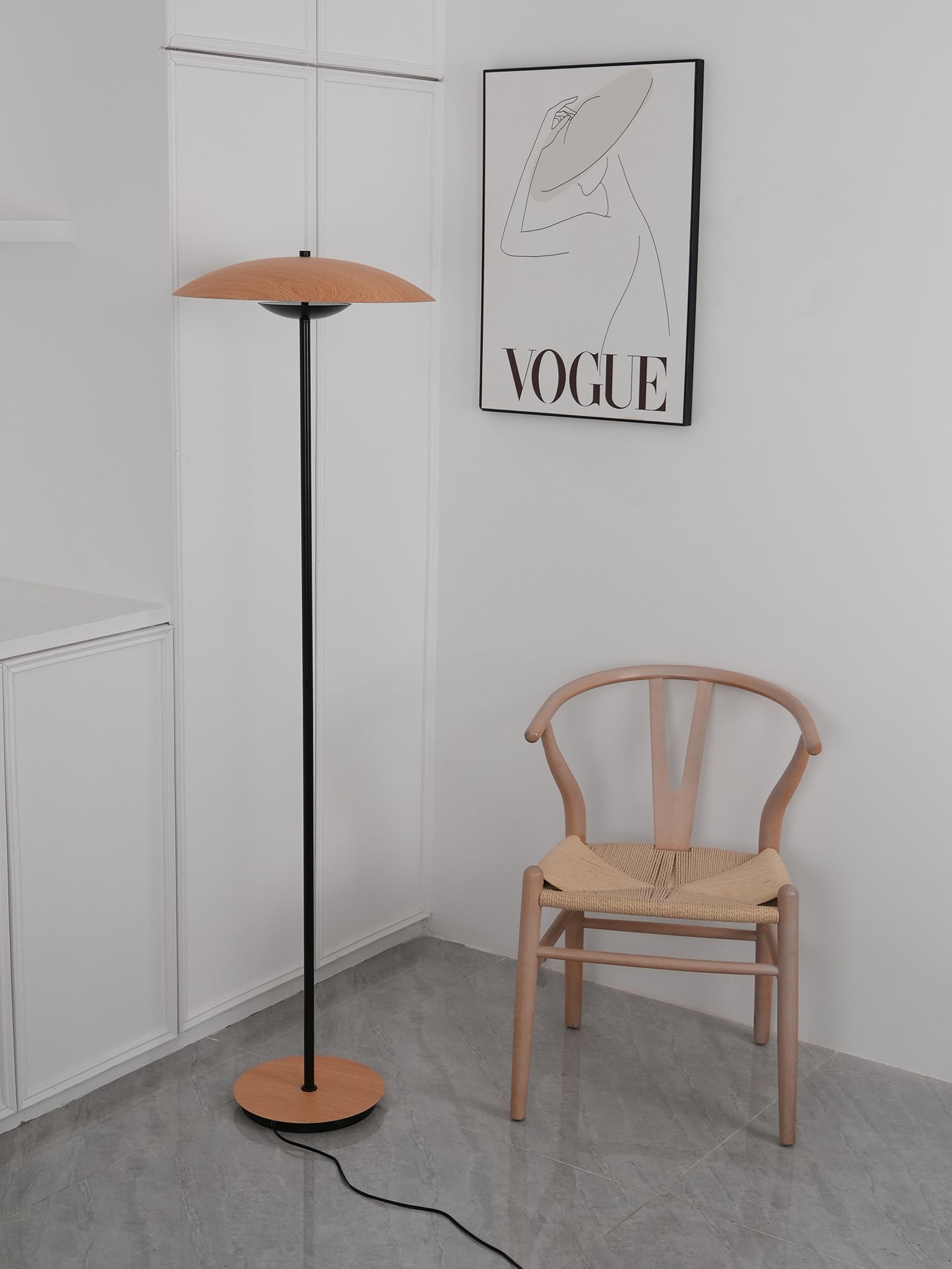 Modern Adjustable LED Floor Lamp with Directional Suspension and Aluminum Frame