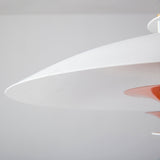 Modern Aluminum Disk Pendant Light Minimalist White and Blue Nordic Hanging Lamp