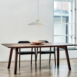 Modern Aluminum Disk Pendant Light Minimalist White and Blue Nordic Hanging Lamp