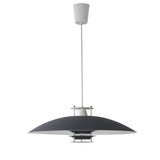 Modern Aluminum Disk Pendant Light Minimalist White and Blue Nordic Hanging Lamp