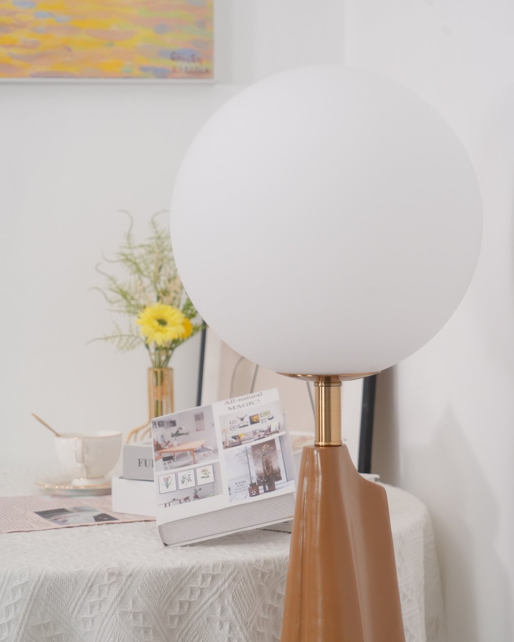 modern-blown-glass-floor-lamp-with-resin-base-and-opaline-diffuser-in-brown