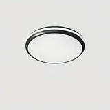 Jameson Modern Slim LED Flush Mount Ceiling Light Brass and Acrylic Fixture