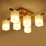 modern-japanese-square-wood-ceiling-light-fixture-with-glass-shades-for-living-room
