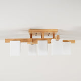 modern-japanese-square-wood-ceiling-light-fixture-with-glass-shades-for-living-room