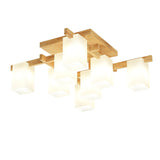 modern-japanese-square-wood-ceiling-light-fixture-with-glass-shades-for-living-room