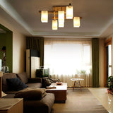 modern-japanese-square-wood-ceiling-light-fixture-with-glass-shades-for-living-room
