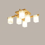 modern-japanese-square-wood-ceiling-light-fixture-with-glass-shades-for-living-room