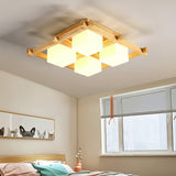 traditional-japanese-style-lattice-wood-ceiling-lamp-with-frosted-glass-shades