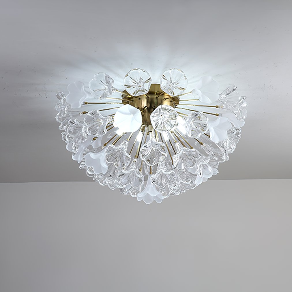 modern-gold-flush-mount-chandelier-with-hand-blown-glass-globes-for-living-room