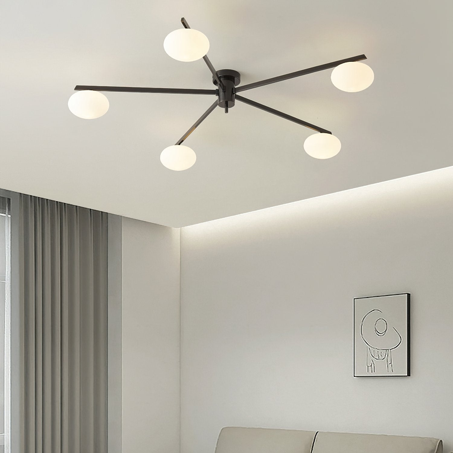 jasper-modern-led-ceiling-light-with-white-glass-oval-bulbs-and-brass-finish