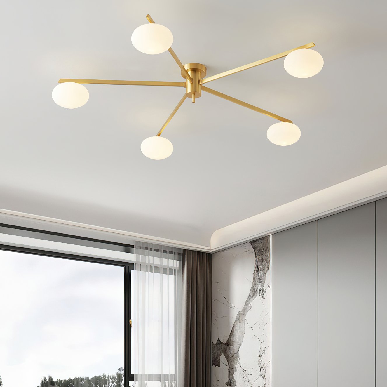 jasper-modern-led-ceiling-light-with-white-glass-oval-bulbs-and-brass-finish