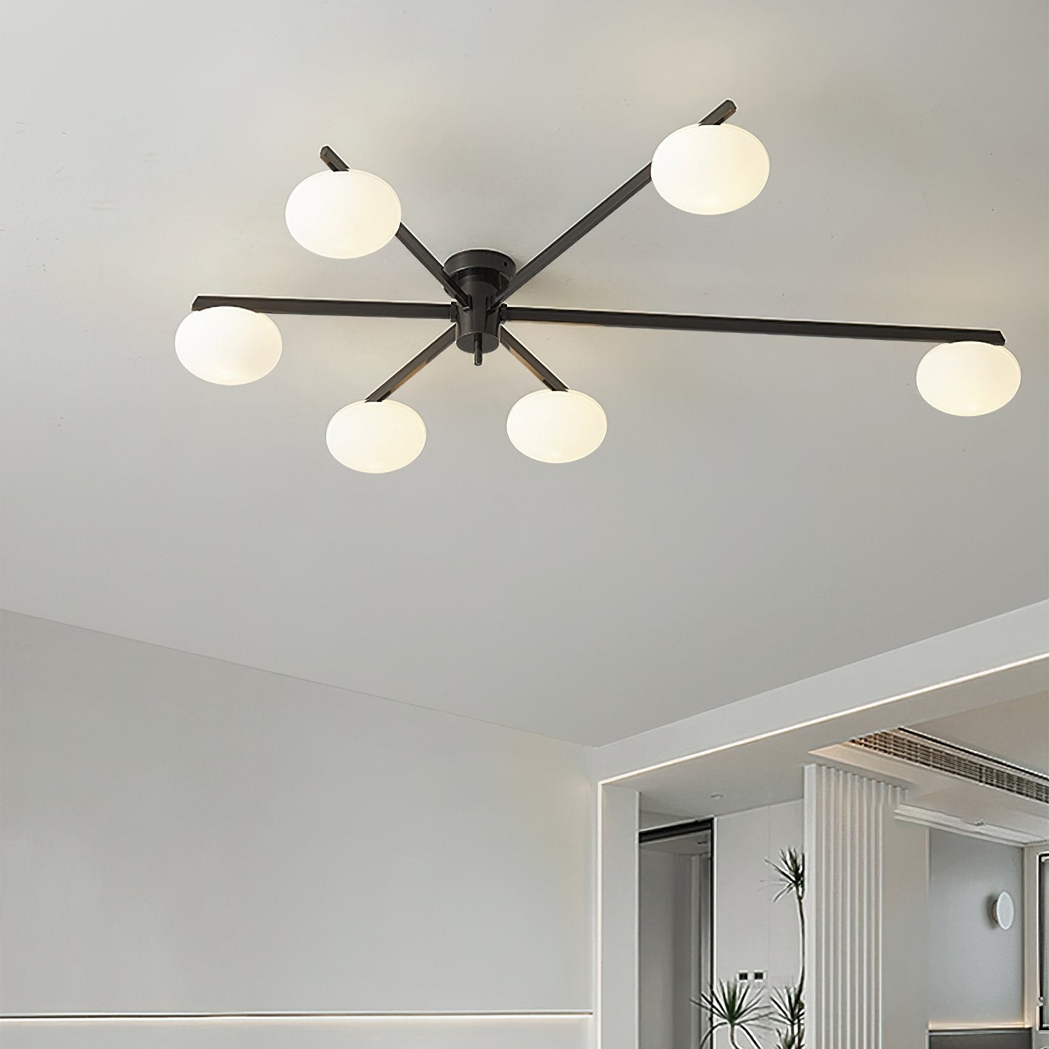 jasper-modern-led-ceiling-light-with-white-glass-oval-bulbs-and-brass-finish