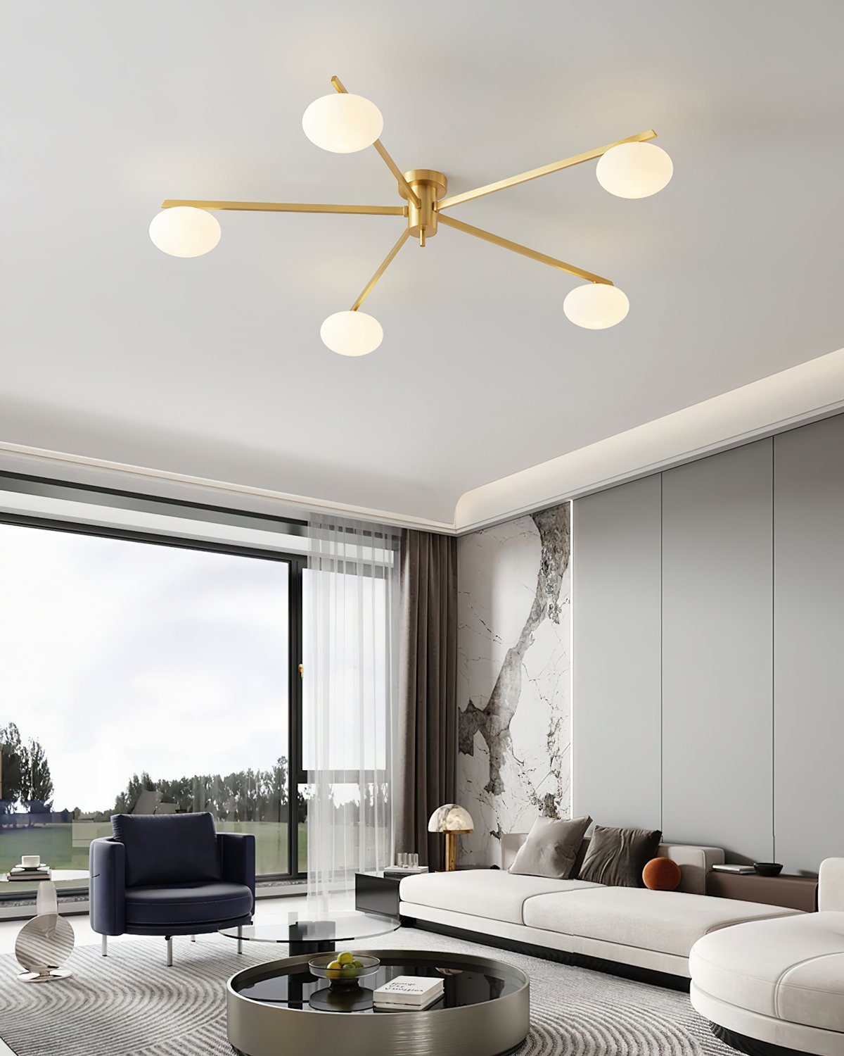 jasper-modern-led-ceiling-light-with-white-glass-oval-bulbs-and-brass-finish