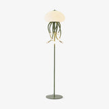 Contemporary Jellyfish Multi Head LED Floor Lamp with Acrylic Shades