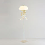 Contemporary Jellyfish Multi Head LED Floor Lamp with Acrylic Shades