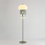 Contemporary Jellyfish Multi Head LED Floor Lamp with Acrylic Shades