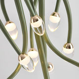 Contemporary Jellyfish Multi Head LED Floor Lamp with Acrylic Shades