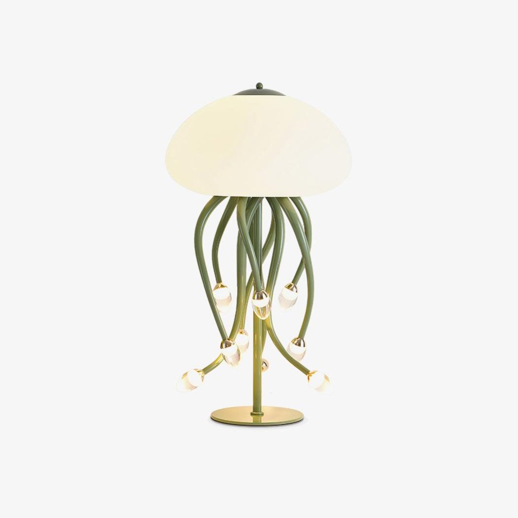 Modern Jellyfish Acrylic Table Lamp Integrated LED Decorative Nightstand Lighting
