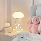 Modern Jellyfish Acrylic Table Lamp Integrated LED Decorative Nightstand Lighting