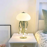 Modern Jellyfish Acrylic Table Lamp Integrated LED Decorative Nightstand Lighting