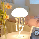 Modern Jellyfish Acrylic Table Lamp Integrated LED Decorative Nightstand Lighting