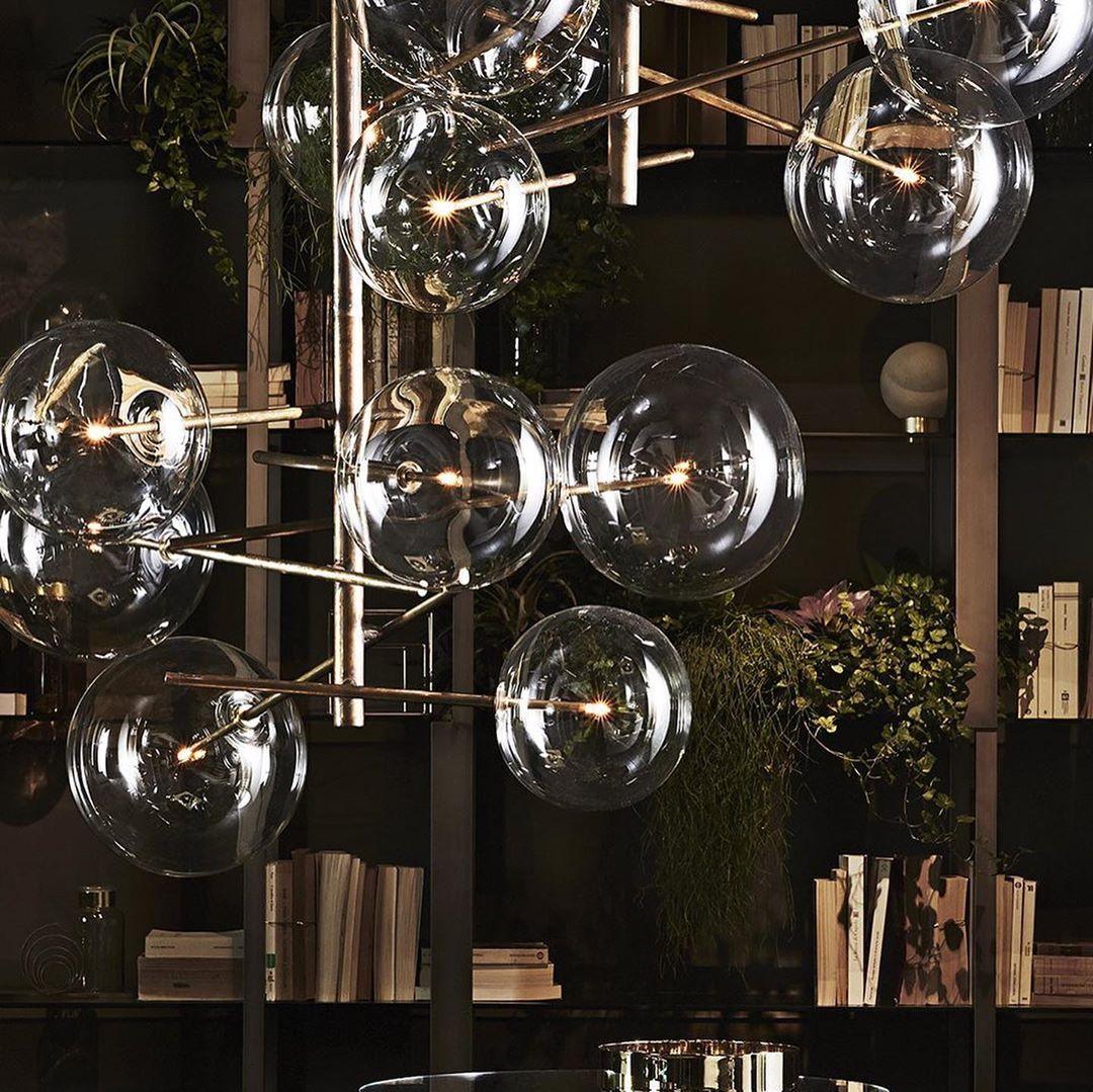modern-glass-bubble-chandelier-with-burnished-brass-finish-and-led-integrated-lighting