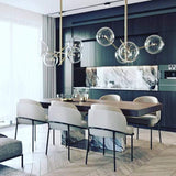 modern-glass-bubble-chandelier-with-burnished-brass-finish-and-led-integrated-lighting