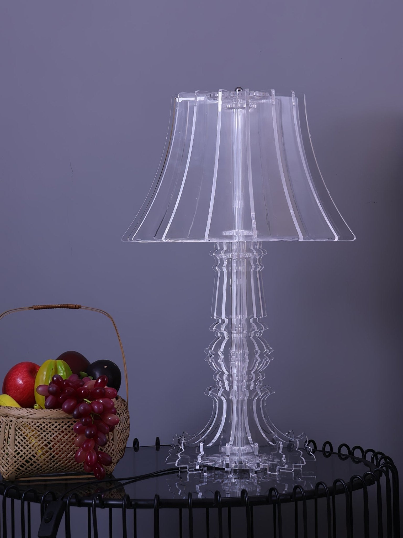 Josephine Contemporary Acrylic LED Table and Floor Lamp for Ambient Home Lighting