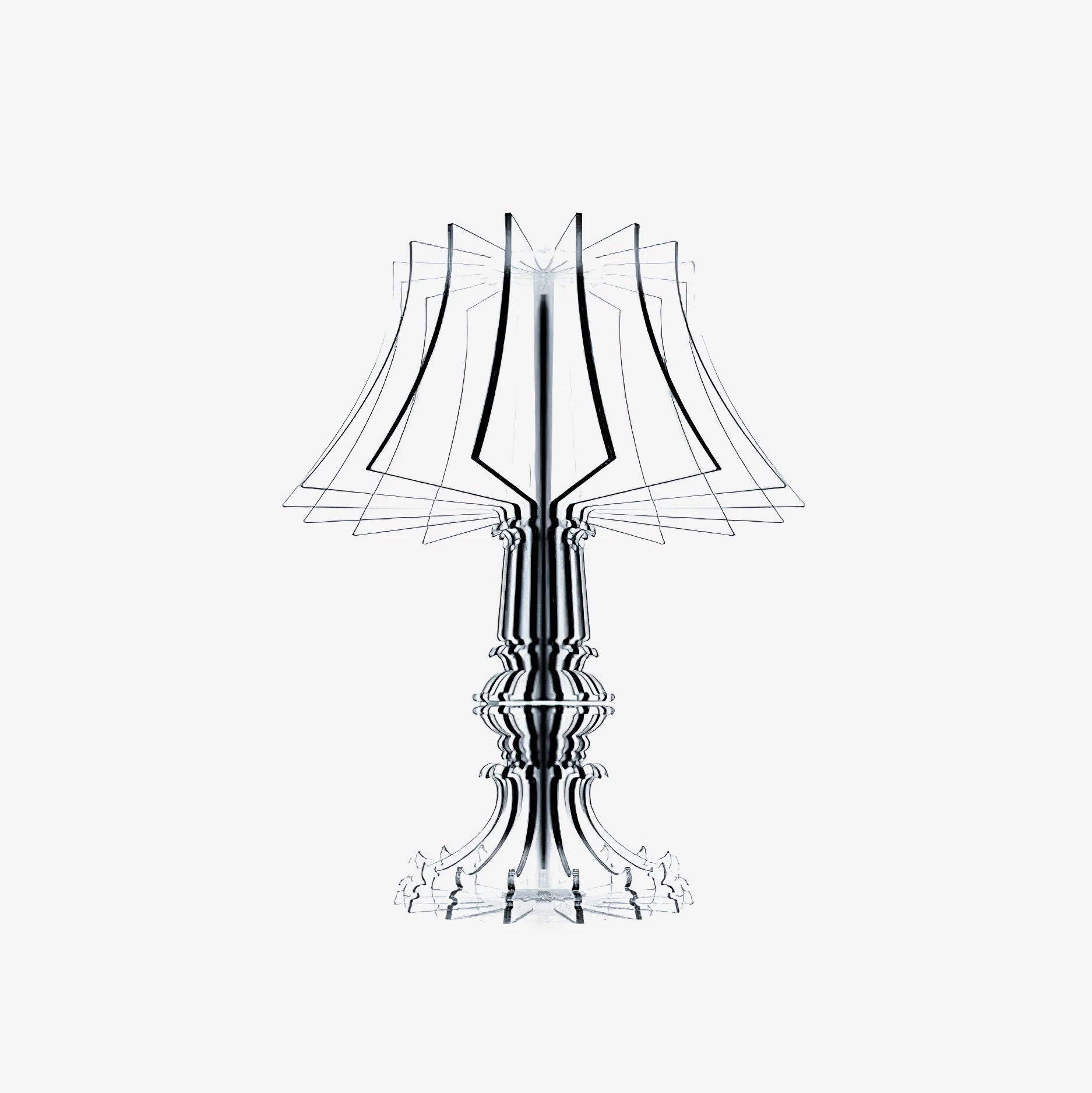 Josephine Contemporary Acrylic LED Table and Floor Lamp for Ambient Home Lighting