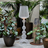 Modern Lace Design Acrylic Kabuki Floor Lamp with Integrated LED Dimmable Light