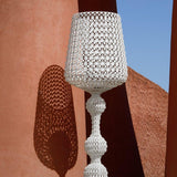 Modern Lace Design Acrylic Kabuki Floor Lamp with Integrated LED Dimmable Light
