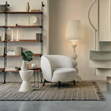 Modern Lace Design Acrylic Kabuki Floor Lamp with Integrated LED Dimmable Light
