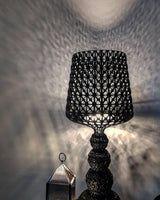 Modern Lace Design Acrylic Kabuki Floor Lamp with Integrated LED Dimmable Light