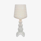 Elegant Kabuki Style Modern Acrylic LED Table Lamp with Dimmable Light
