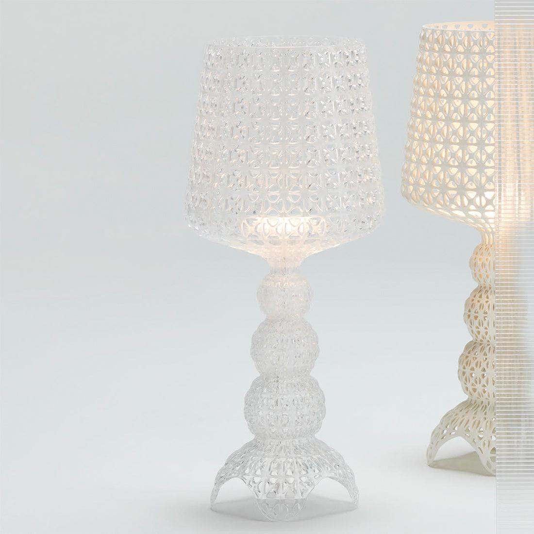 Elegant Kabuki Style Modern Acrylic LED Table Lamp with Dimmable Light