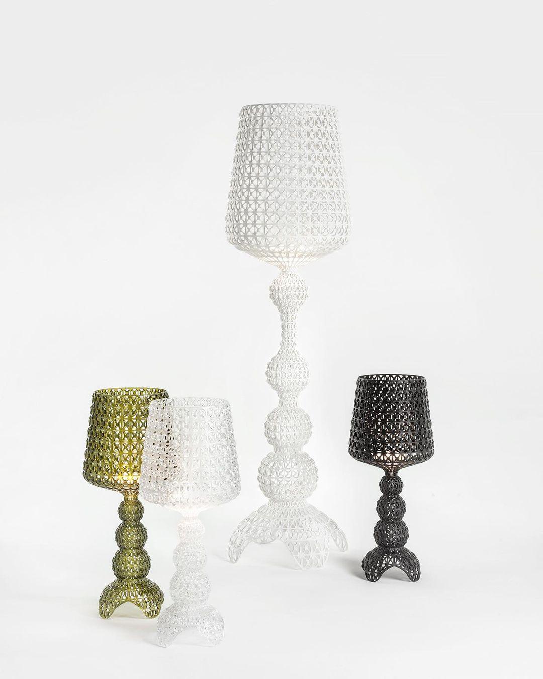 Elegant Kabuki Style Modern Acrylic LED Table Lamp with Dimmable Light