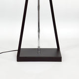 Modern Kaden Black Tripod Floor Lamp with Linen Drum Shade for Living Room and Office