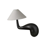 Modern Pine Wood Desk Lamp with White Fabric Shade for Bedside and Office